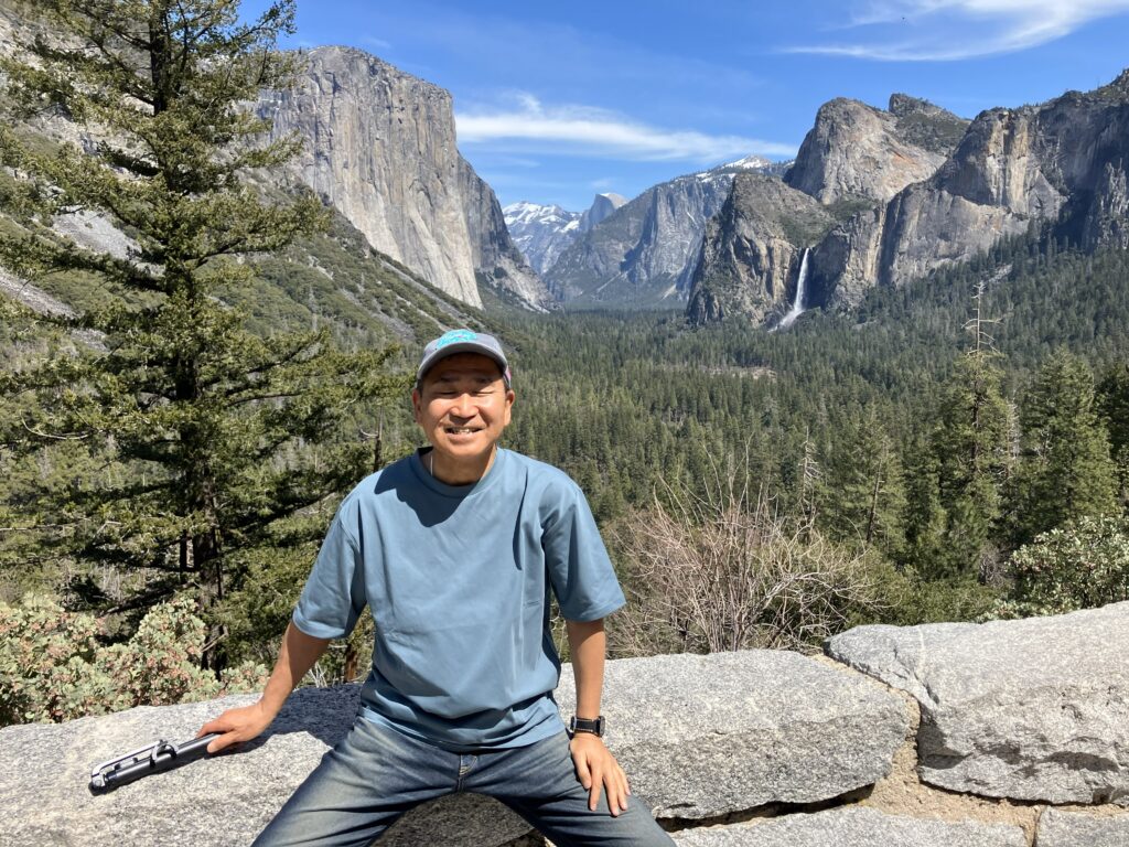 ヨセミテ公園の有名スポット。トンネルビュー。